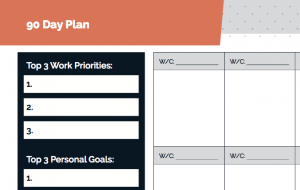 90 Day Plan