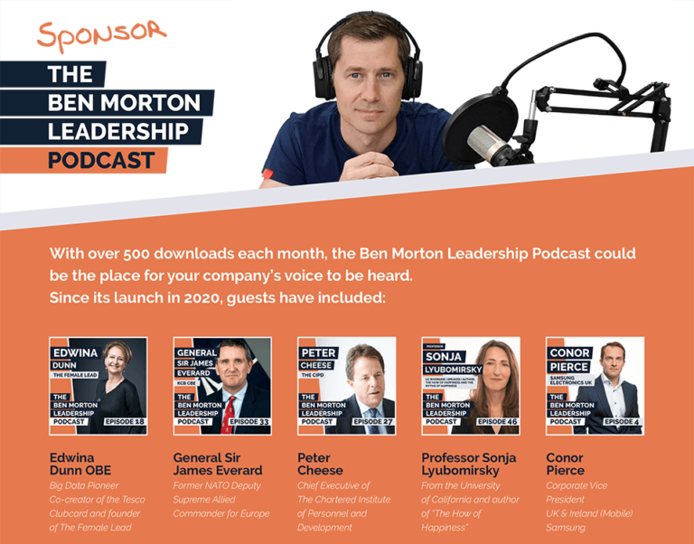 Sponsor the Ben Morton Podcast